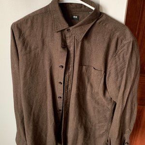Brown Flannel/Chamois Shirt (S)